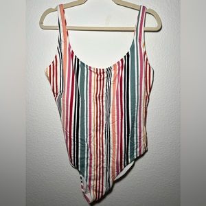 Madewell Striped One-piece Swimsuit